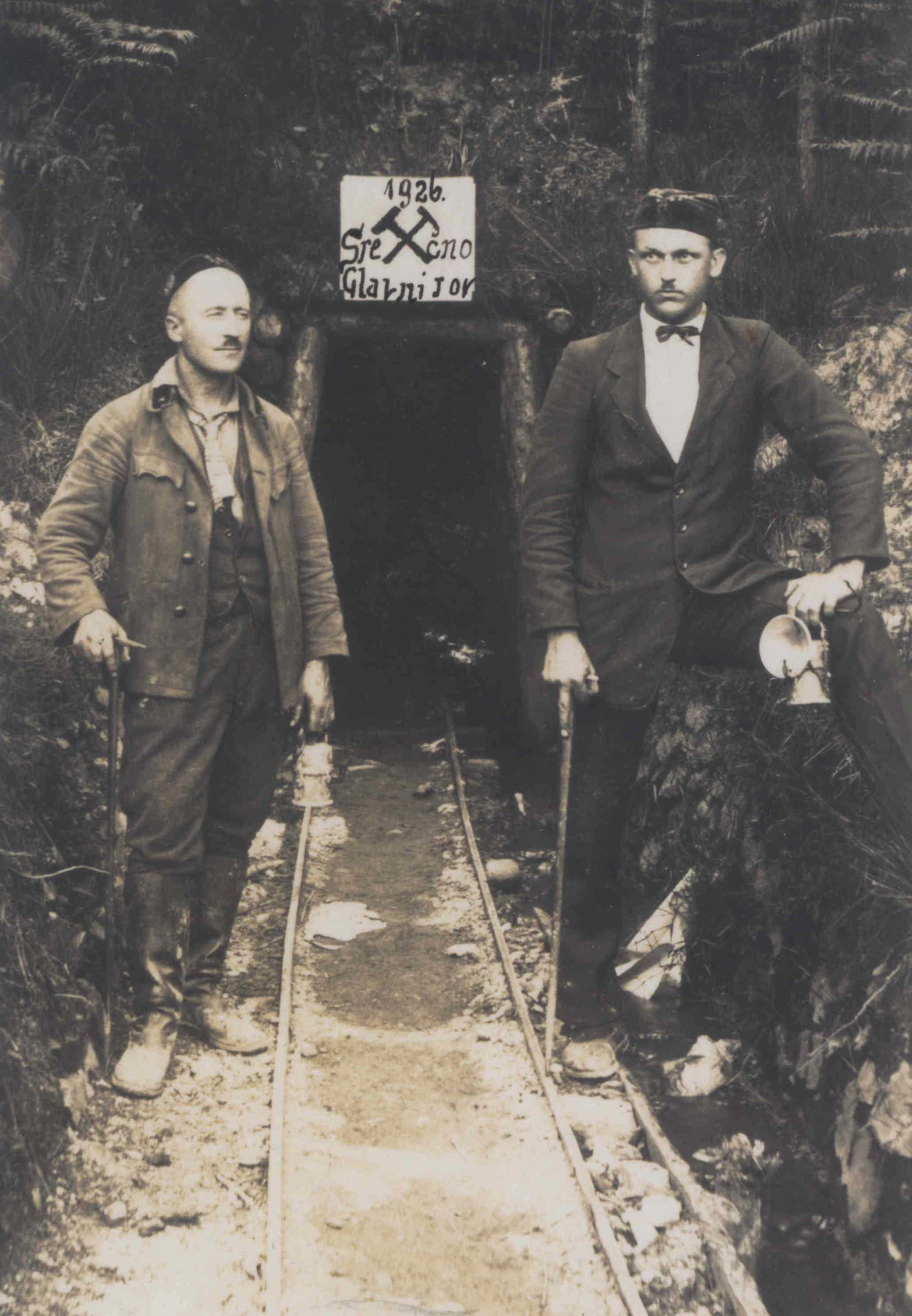 History of the Sitarjevec Mine entrance to the main tunnel