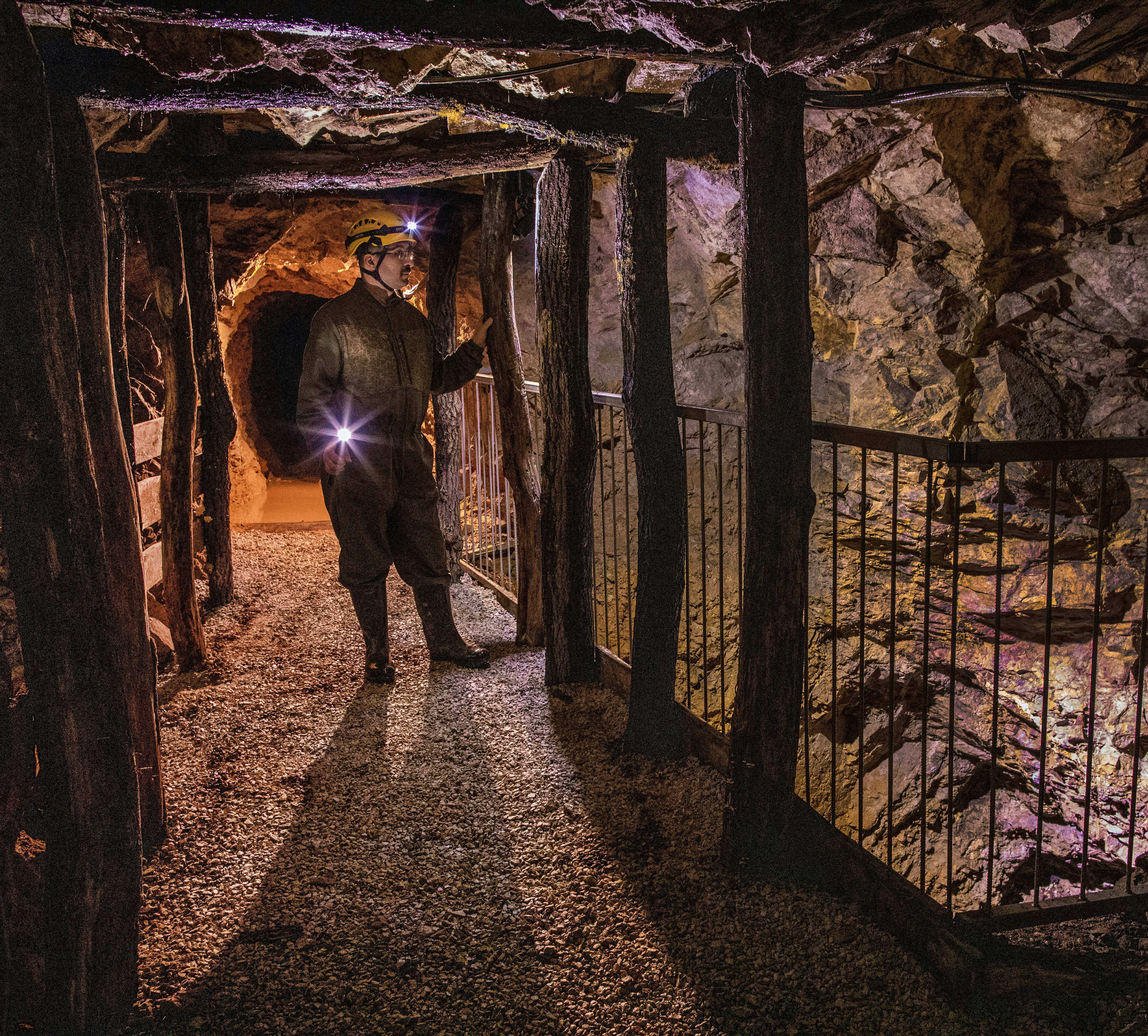 The main tunnel in the Sitarjevec Mine